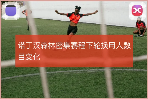 诺丁汉森林密集赛程下轮换用人数目变化