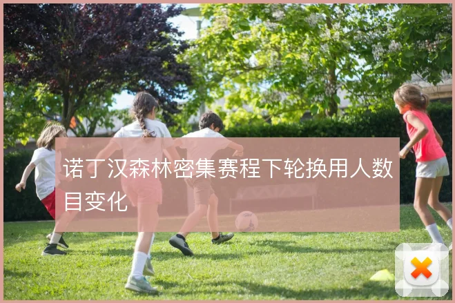 诺丁汉森林密集赛程下轮换用人数目变化